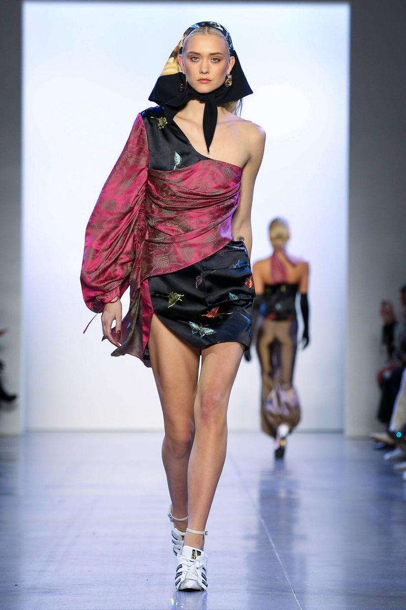 One shoulder Balloon Dress – Kim Shui ...